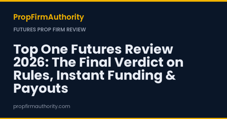 Top One Futures Review 2026: rules, instant funding and payouts